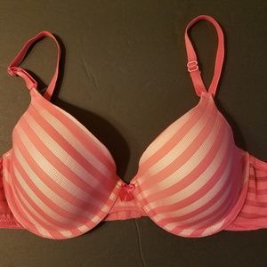 Maidenform Sexy Pink Striped Bra 38B